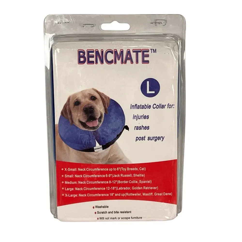 Bencmate NEW Inflatable Medical Dog Collar Size Large 12